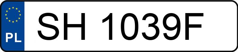 Numer rejestracyjny SH 1039F posiada TOYOTA AURIS - SH1039F