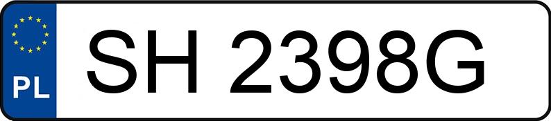 Numer rejestracyjny SH 2398G posiada VOLKSWAGEN GOLF - SH2398G Numer rejestracyjny SH 2398G posiada VOLKSWAGEN GOLF - SH2398G