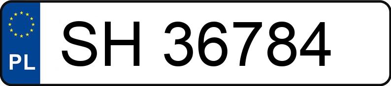 Numer rejestracyjny SH 36784 posiada SEAT IBIZA - SH36784