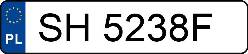 Numer rejestracyjny SH 5238F posiada CITROEN C2 - SH5238F