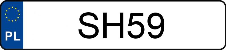 Numer rejestracyjny SH 59 posiada FORD MUSTANG - SH59