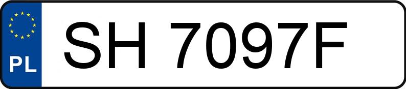 Le numéro d’enregistrement SH 7097F a OPEL VECTRA Z-C - SH7097F