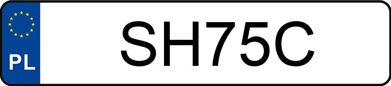 Numer rejestracyjny SH 75C posiada FSO 125P - SH75C