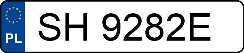 Numer rejestracyjny SH 9282E posiada OPEL ZAFIRA 1.8 KAT - SH9282E