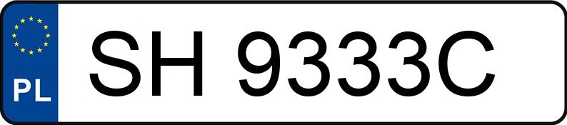 Numer rejestracyjny SH 9333C posiada SUZUKI VITARA - SH9333C