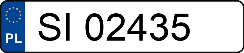 Numer rejestracyjny SI 02435 posiada FORD Scorpio 2.5 Diesel MR`85 CL - SI02435