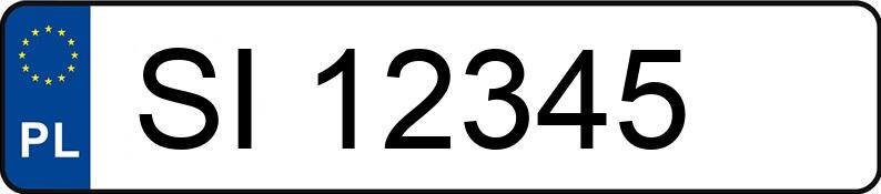 Numer rejestracyjny SI 12345 posiada FIAT Brava 1.6 Kat. SX - SI12345 Numer rejestracyjny SI 12345 posiada FIAT Brava 1.6 Kat. SX - SI12345