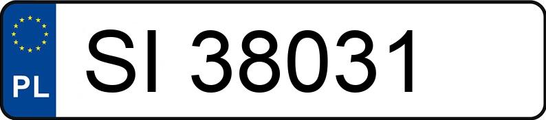 Numer rejestracyjny SI 38031 posiada OPEL Vectra A 2.0i Kat. CD - SI38031