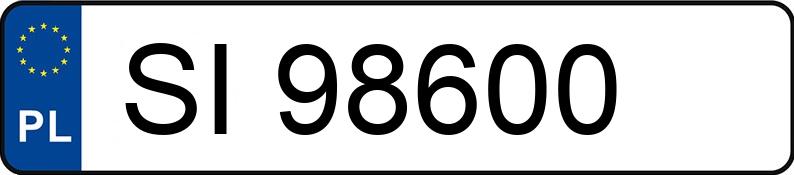 Numer rejestracyjny SI 98600 posiada TOYOTA YARIS - SI98600