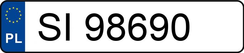 Numer rejestracyjny SI 98690 posiada TOYOTA TOYOTA YARIS - SI98690