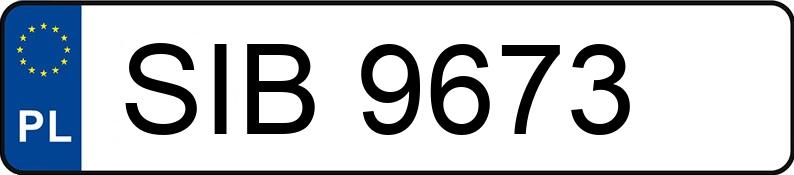 Numer rejestracyjny SIB 9673 posiada WAZ OKA 1111 MR`90 1111 MR`90 - SIB9673