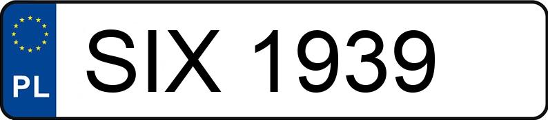 Numer rejestracyjny SIX 1939 posiada NIEWIADOW N 126 N - SIX1939
