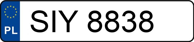 Numer rejestracyjny SIY 8838 posiada URSUS C 330 - SIY8838