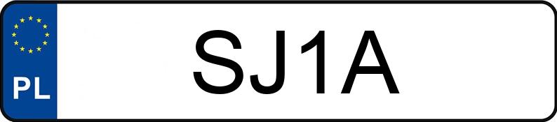 Numer rejestracyjny SJ 1A posiada RAM 1500 - SJ1A