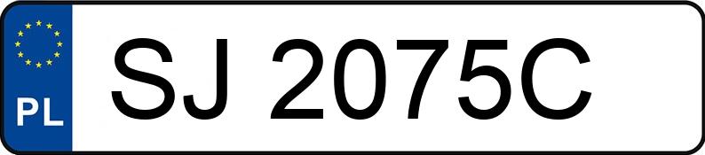 Numer rejestracyjny SJ 2075C posiada RENAULT Grand Scenic II 2.0 MR`04 E3 Luxe Expression - SJ2075C