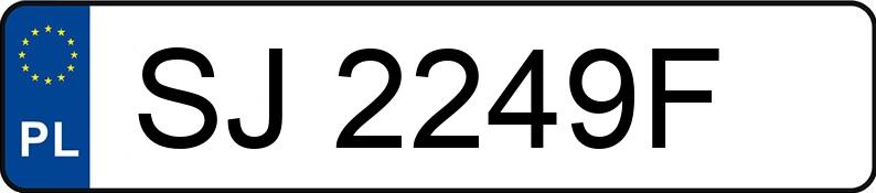 Numer rejestracyjny SJ 2249F posiada PEUGEOT 308 - SJ2249F