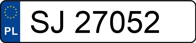 Numer rejestracyjny SJ 27052 posiada FIAT  - SJ27052