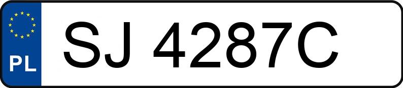 Numer rejestracyjny SJ 4287C posiada AUDI A3 2.0 TFSI MR`06 E4 8P Ambition - SJ4287C