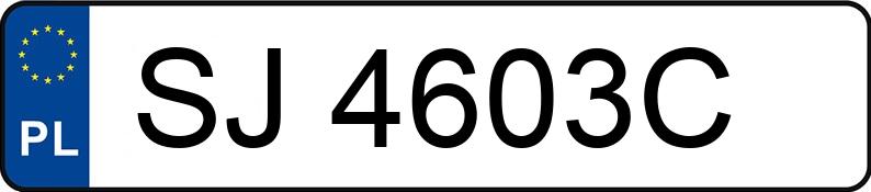 Numer rejestracyjny SJ 4603C posiada CITROEN C5 2.0 HDI - SJ4603C