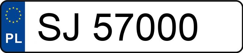 Numer rejestracyjny SJ 57000 posiada OPEL Corsa D 1.2 MR`06 E4 Cosmo - SJ57000