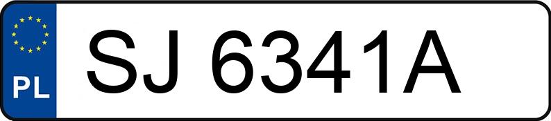 Numer rejestracyjny SJ 6341A posiada TOYOTA YARIS - SJ6341A
