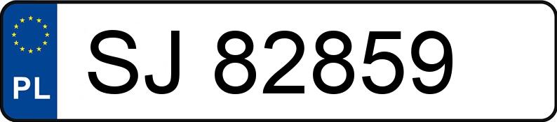 Numer rejestracyjny SJ 82859 posiada RENAULT MEGANE - SJ82859