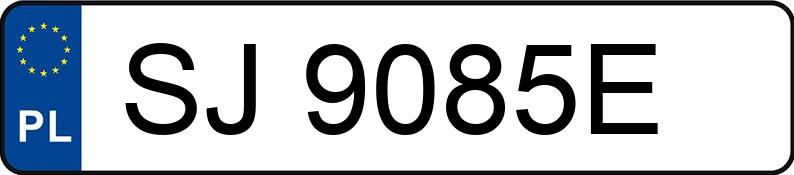 Numer rejestracyjny SJ 9085E posiada SKODA Fabia 1.4 MR`99 E3 Basic - SJ9085E