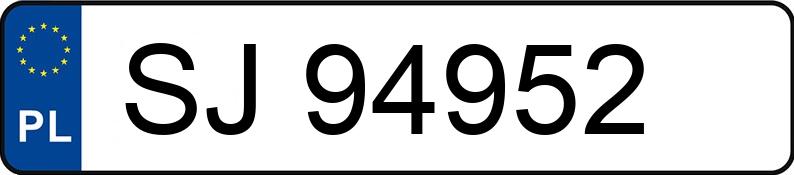 Numer rejestracyjny SJ 94952 posiada BMW 530 - SJ94952