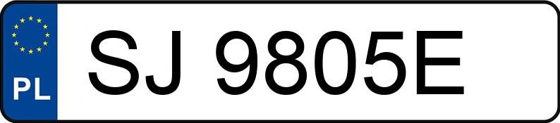 Numer rejestracyjny SJ 9805E posiada VOLVO V60 - SJ9805E