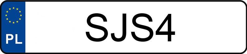 Numer rejestracyjny SJS 4 posiada FORD EXPLORER - SJS4