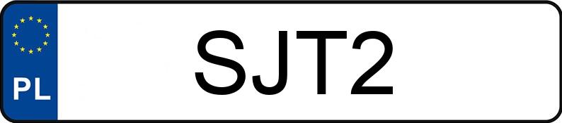 Numer rejestracyjny SJT 2 posiada BMW 750i MR`02 E4 E65/E66 L Aut. - SJT2