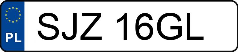 Numer rejestracyjny SJZ 16GL posiada RENAULT MEGANE 1,6 16V - SJZ16GL
