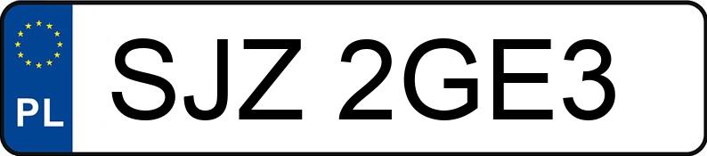 Numer rejestracyjny SJZ 2GE3 posiada RENAULT MEGANE SCENIC - SJZ2GE3 Numer rejestracyjny SJZ 2GE3 posiada RENAULT MEGANE SCENIC - SJZ2GE3