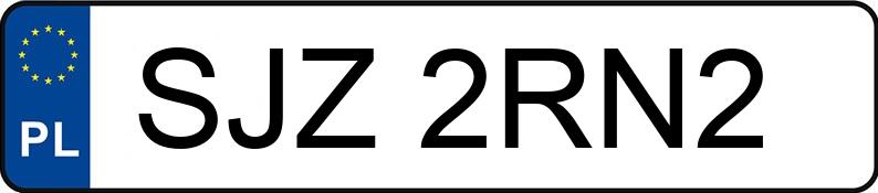 Numer rejestracyjny SJZ 2RN2 posiada DACIA DUSTER - SJZ2RN2 Numer rejestracyjny SJZ 2RN2 posiada DACIA DUSTER - SJZ2RN2