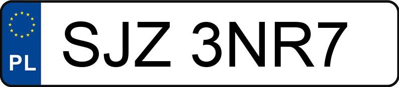 Numer rejestracyjny SJZ 3NR7 posiada RENAULT CLIO 1.4 KAT - SJZ3NR7