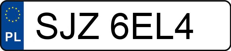 Numer rejestracyjny SJZ6EL4 posiada BMW Seria 3 323i Kat. E36