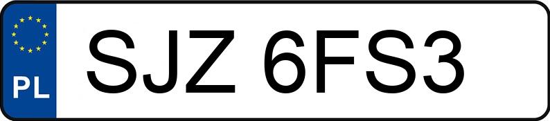 Numer rejestracyjny SJZ 6FS3 posiada FORD FOCUS DYB - SJZ6FS3