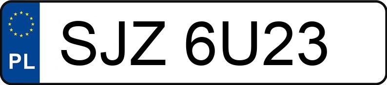 Numer rejestracyjny SJZ 6U23 posiada VOLKSWAGEN POLO - SJZ6U23