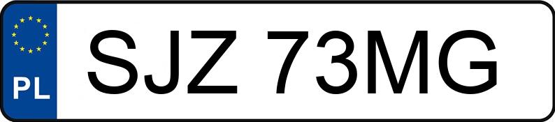 Numer rejestracyjny SJZ 73MG posiada BMW 525 - SJZ73MG Numer rejestracyjny SJZ 73MG posiada BMW 525 - SJZ73MG