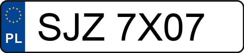 Numer rejestracyjny SJZ 7X07 posiada VOLKSWAGEN GOLF 1J - SJZ7X07 Numer rejestracyjny SJZ 7X07 posiada VOLKSWAGEN GOLF 1J - SJZ7X07
