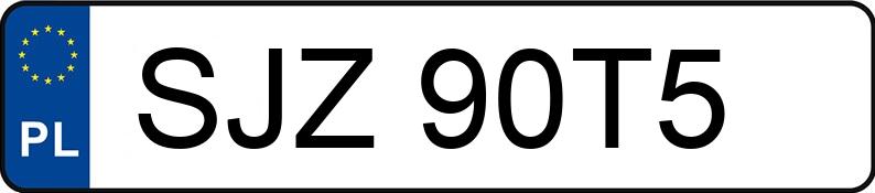 Numer rejestracyjny SJZ 90T5 posiada JEEP COMPASS - SJZ90T5