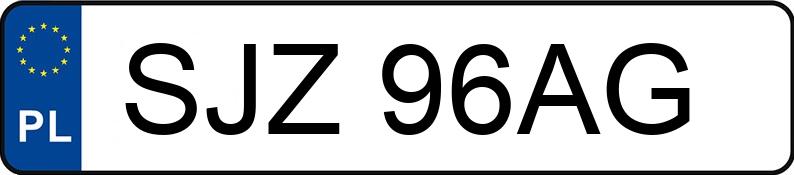 Numer rejestracyjny SJZ 96AG posiada VOLKSWAGEN BORA 1.6 KAT - SJZ96AG