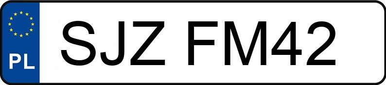 Numer rejestracyjny SJZ FM42 posiada VOLKSWAGEN Touareg 3 3.0 TDi MR`18 E6ag Tiptronic - SJZFM42