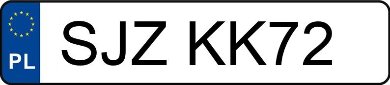 Numer rejestracyjny SJZ KK72 posiada DODGE DURANGO - SJZKK72