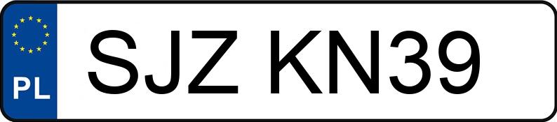 Numer rejestracyjny SJZ KN39 posiada SKODA OCTAVIA - SJZKN39
