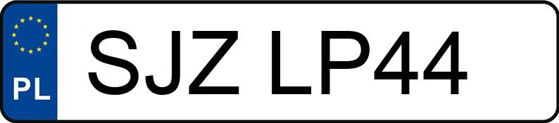 Numer rejestracyjny SJZ LP44 posiada AUDI A5 Coupe 2.0 TFSI MR`07 E4 B8 A5 Coupe 2.0 TFSI MR`07 E4 B8 - SJZLP44