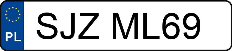 Numer rejestracyjny SJZ ML69 posiada BMW 320D - SJZML69