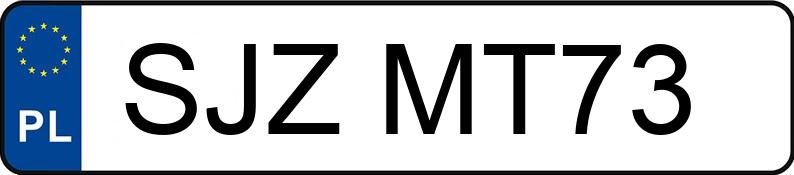 Numer rejestracyjny SJZ MT73 posiada AUDI A5 - SJZMT73
