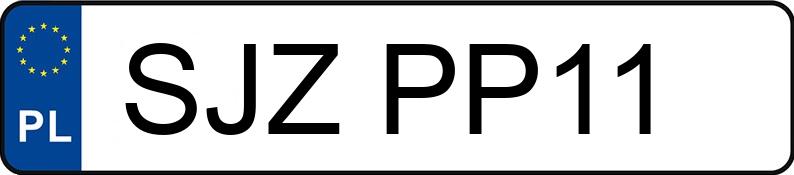 Numer rejestracyjny SJZ PP11 posiada MG MG HS HYBRID+ - SJZPP11 Numer rejestracyjny SJZ PP11 posiada MG MG HS HYBRID+ - SJZPP11
