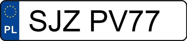 Numer rejestracyjny SJZ PV77 posiada DODGE Grand Caravan 3.6 Kat. MR`11 SXT Aut. - SJZPV77